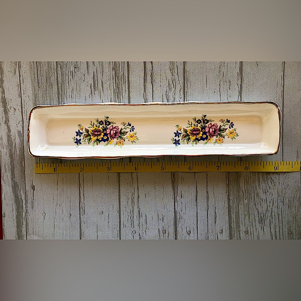 Antique Ashley Fine Bone China Small Rectangular Tray